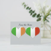 アイルランドのハートフラグイタリアンポストカードの保存 案内ポストカード (スタンド正面)