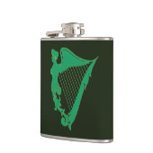 アイルランドのハープ – アイルランドのシンボル フラスク (左)