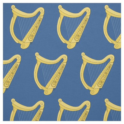 アイルランドのハープ ファブリック (見本)
