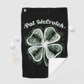 アイルランドのパットマクロッチラックSt patricks day ゴルフタオル (インサイチュ)