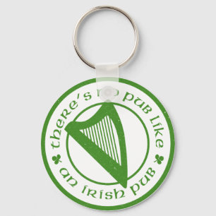 アイルランドのパブのハープKeychain キーホルダー