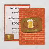 アイルランドのパブ看板 招待状 (正面/裏面)