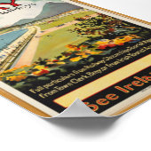 アイルランドのビークロヴィンテージ旅行ポスター ポスター (角)