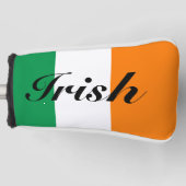 アイルランドのフラッグカスタム(アイルランド) ゴルフヘッドカバー (正面)