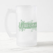 アイルランドのフロストガラス マグカップ (左)