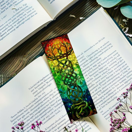 アイルランドのブックマーク、ケルトの木の生命ブックマークs4