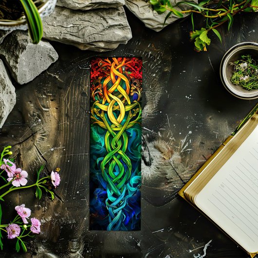アイルランドのブックマーク、ケルトの木の生命ブックマークs5