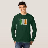 アイルランドのブラシの旗 Tシャツ (正面フル)