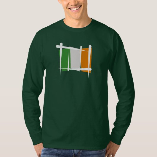 アイルランドのブラシの旗 Tシャツ (正面)