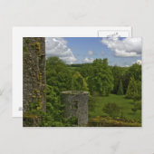 アイルランドのブラニー城にある石塔 ポストカード (正面/裏面)