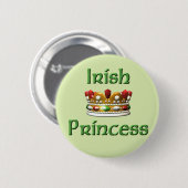 アイルランドのプリンセスボタン 缶バッジ (正面&裏面)
