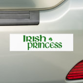 アイルランドのプリンセス バンパーステッカー (車上)
