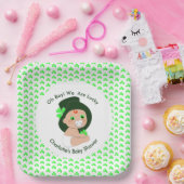 アイルランドのベビーシャワーレプレチャウンラッキーシャムロック ペーパープレート (パーティー)