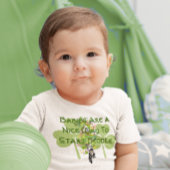 アイルランドのベビーベビーは人々を始めるいい方法である ベビーボディスーツ