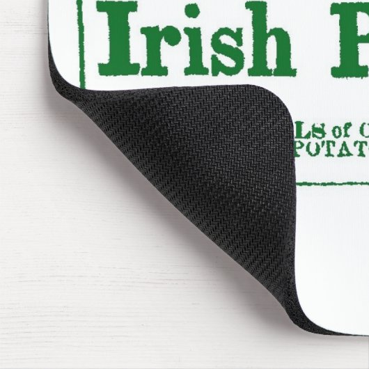 アイルランドのポテトの新聞広告の内戦時代 マウスパッド (コーナー)