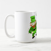 アイルランドのマグの運-小妖精か金の壷 コーヒーマグカップ (左)