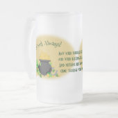 アイルランドのマグカップのためのクテイの幸運 フロストグラスビールジョッキ (正面左)