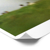 アイルランドのモハーの崖のワイルドフラワー ポスター (角)