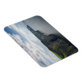 アイルランドのモハーの崖の長方形マグネット マグネット (右側)