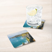 アイルランドのモハーの崖 スクエアペーパーコースター (インサイチュ)