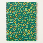 アイルランドのラッキーグリーンパターン プランナー手帳 (裏面)