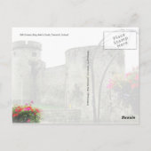 アイルランドのリメリック・ジョンズ・キャッスル ポストカード (裏面)