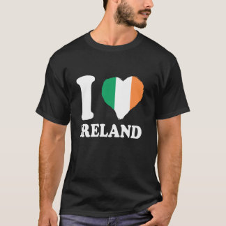アイルランドのルーツ アイルランドの誇り 愛するアイルランド ハート アイルランド Tシャツ