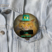 アイルランドのレプレシャン猫の願い 缶バッジ (インサイチュ)