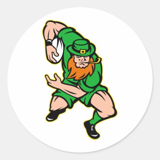 アイルランドのレプレランニングチョーン選手のボール ラウンドシール (正面)