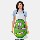 アイルランドのロゴ。 エプロン (着用した状態)