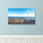 アイルランドのロッキービーチ（グレイストネス） キャンバスプリント (インサイチュ (ウッドフロア))