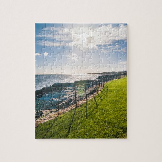 アイルランドのロッキービーチ（グレイストネス） ジグソーパズル (縦)