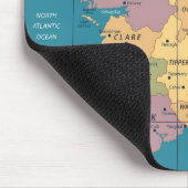 アイルランドのヴィンテージの地図 マウスパッド (コーナー)