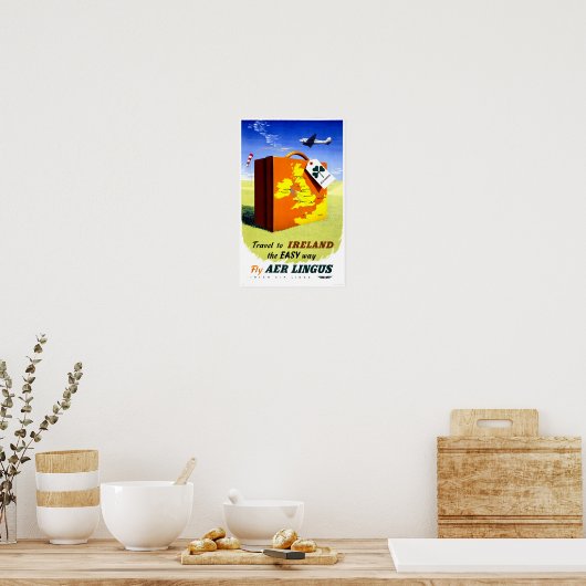 アイルランドのヴィンテージ旅行のポスターの復元 ポスター (キッチン)