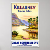 アイルランドのヴィンテージ旅行のポスターの復元 ポスター (正面)