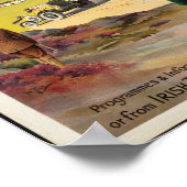 アイルランドのヴィンテージ旅行ポスター ポスター (角)