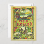 アイルランドのヴィンユニークテージ旅行を訪れる ポストカード (正面/裏面)