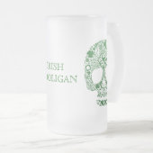 アイルランドの不良ST PARICK日 フロストグラスビールジョッキ (正面右)