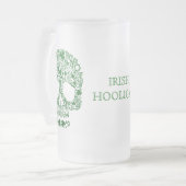 アイルランドの不良ST PARICK日 フロストグラスビールジョッキ (正面左)