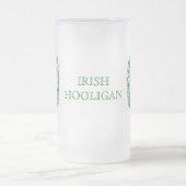 アイルランドの不良ST PARICK日 フロストグラスビールジョッキ (中央)