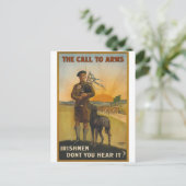 アイルランドの世界大戦で武器を求める声 ポストカード (スタンド正面)