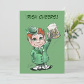 アイルランドの乾杯!セントパトリックデーパーティーの招待状 招待状 (スタンド正面)