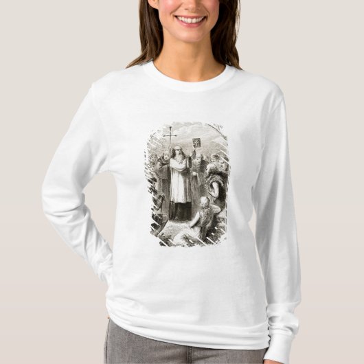 アイルランドの人々に4つを示すセントパトリック Tシャツ (正面)