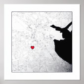 アイルランドの伝統的なギフトの地モダン図エレガント 箔ポスター (正面)