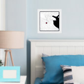 アイルランドの伝統的なギフトの地モダン図エレガント 箔ポスター (インサイチュ (寝室))