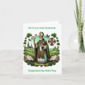 アイルランドの伝統:聖パトリックのイメージ シーズンカード (正面)