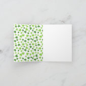 アイルランドの伝統：聖パトリックの祝日 シーズンカード (内部)