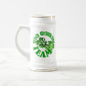 アイルランドの個人化された飲みチーム ビールジョッキ (左)