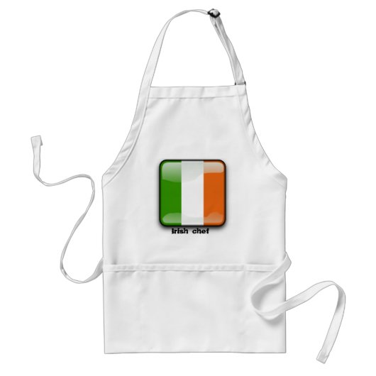 アイルランドの光沢ある旗 スタンダードエプロン (正面)