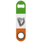アイルランドの光沢のある旗 スピード栓抜き (裏面)